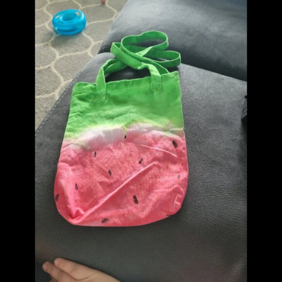 Small Tote bag watermelon themed. - Picture 2 of 3